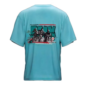 Camiseta BMX Azul Claro